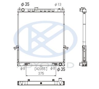 Радиатор основной Nissan Patrol Владивосток