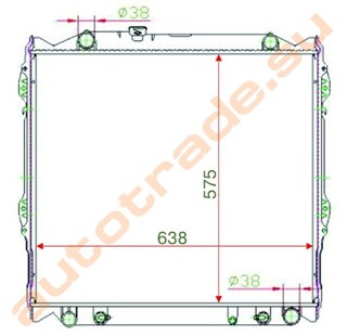 Радиатор основной Toyota Land Cruiser Prado Улан-Удэ