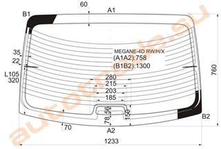 Стекло Renault Megane Новосибирск