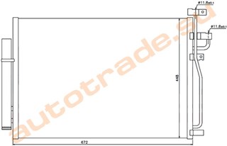 Радиатор кондиционера Opel Antara Красноярск