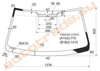 Стекло Lexus IS Иркутск