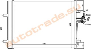 Радиатор кондиционера Land Rover Freelander Владивосток