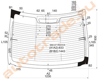 Стекло Volvo S80 Иркутск