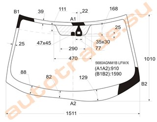 Стекло Mitsubishi Outlander XL Владивосток