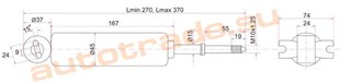 Амортизатор Mitsubishi L300 Новосибирск