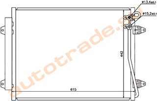 Радиатор кондиционера Volkswagen Passat Cc Красноярск