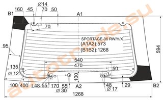 Стекло KIA Sportage Иркутск