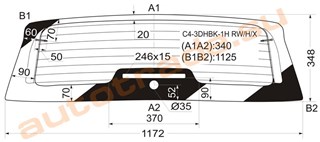 Стекло Citroen C4 Новосибирск