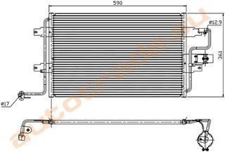 Радиатор кондиционера Skoda Octavia Иркутск