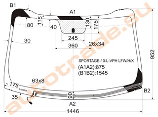Стекло KIA Sportage Иркутск