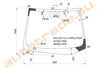Стекло Hyundai I30 Владивосток