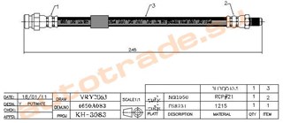 Шланг тормозной Mitsubishi Outlander XL Красноярск