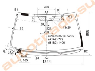 Стекло Lexus IS Владивосток