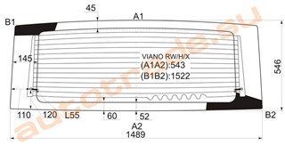 Стекло Mercedes-Benz Viano Иркутск