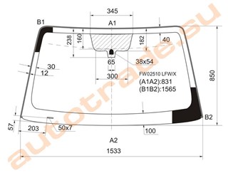 Стекло Isuzu Frontier Иркутск