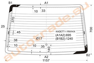 Стекло Opel Kadett Новосибирск