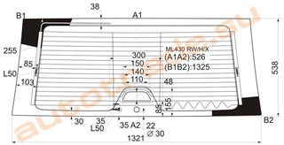 Стекло Mercedes-Benz ML-Class Иркутск