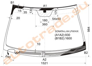 Стекло Hyundai Sonata Иркутск