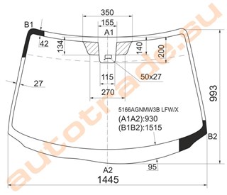 Стекло Mazda 3 Красноярск