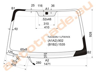 Стекло Hyundai Tucson Улан-Удэ