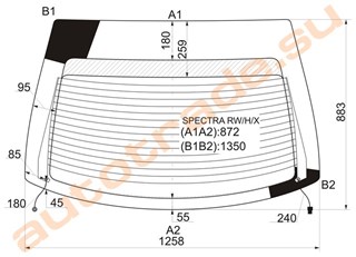 Стекло KIA Shuma Иркутск