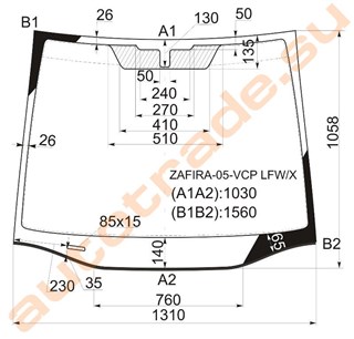 Стекло Chevrolet Zafira Иркутск