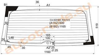 Стекло Citroen C4 Иркутск