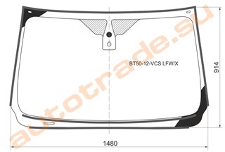 Стекло Mazda BT-50 Новосибирск