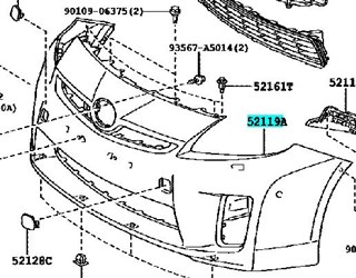 Бампер Toyota Prius Новосибирск