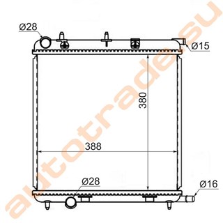 Радиатор основной Citroen Ds3 Новосибирск