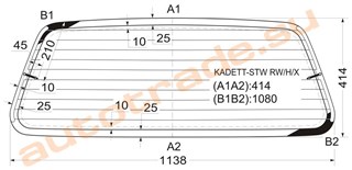 Стекло Opel Kadett Красноярск