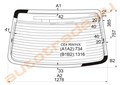 Стекло для Honda Rafaga
