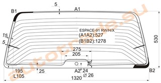 Стекло Renault Espace Иркутск