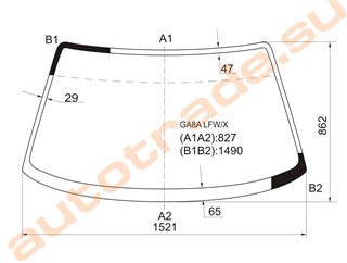 Стекло Mazda 626 Иркутск