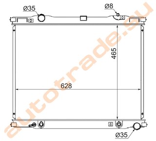 Радиатор основной KIA Sorento Владивосток