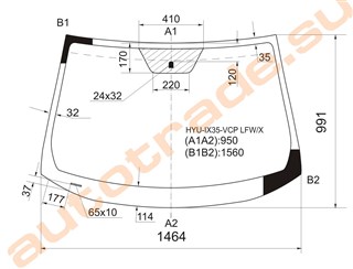 Стекло Hyundai Tucson Иркутск