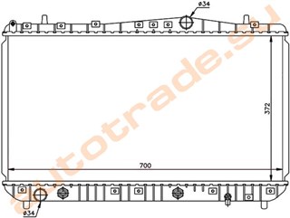 Радиатор основной Chevrolet Nubira Красноярск