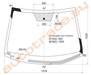 Стекло Hyundai Solaris Новосибирск