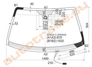 Стекло Chevrolet Evanda Иркутск