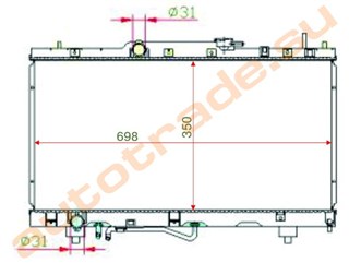 Радиатор основной Toyota Corona Premio Улан-Удэ