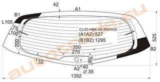 Стекло Renault Clio Иркутск