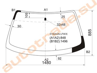 Стекло Mazda 626 Улан-Удэ