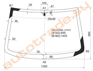 Стекло Fiat Punto Новосибирск