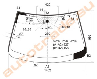 Стекло Toyota Aurion Красноярск