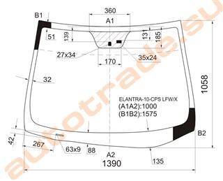 Стекло Hyundai Elantra Красноярск
