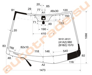 Стекло Lexus RX400H Новосибирск