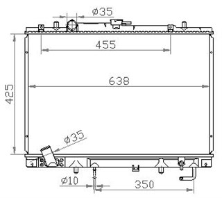 Радиатор основной Mitsubishi Montero Sport Новосибирск