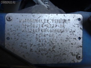 Кнопка Peugeot 206 Новосибирск