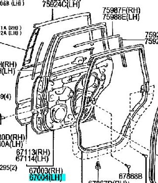 Дверь Toyota Prado Новосибирск