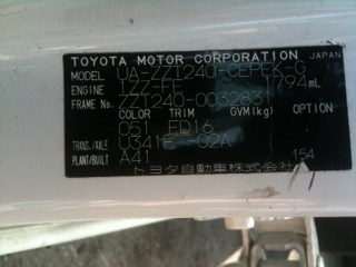 Стекло двери Toyota Allion Новосибирск